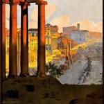travel poster retro