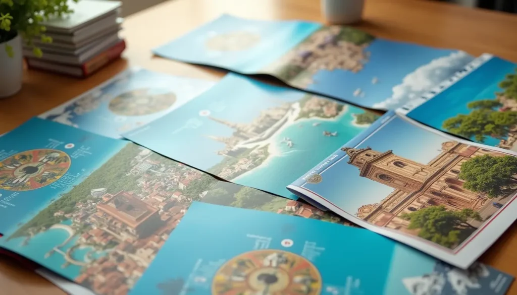 travel brochures